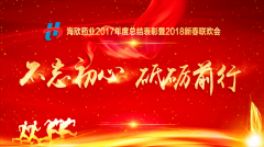 不忘初心 砥砺前行—公司举行2017年度总结表彰暨2018新春联欢会